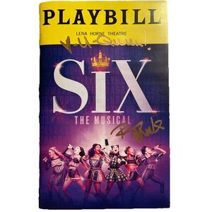Six The Musical Brittney Mack Signed November 2022 Lena Horne OBC Playbill